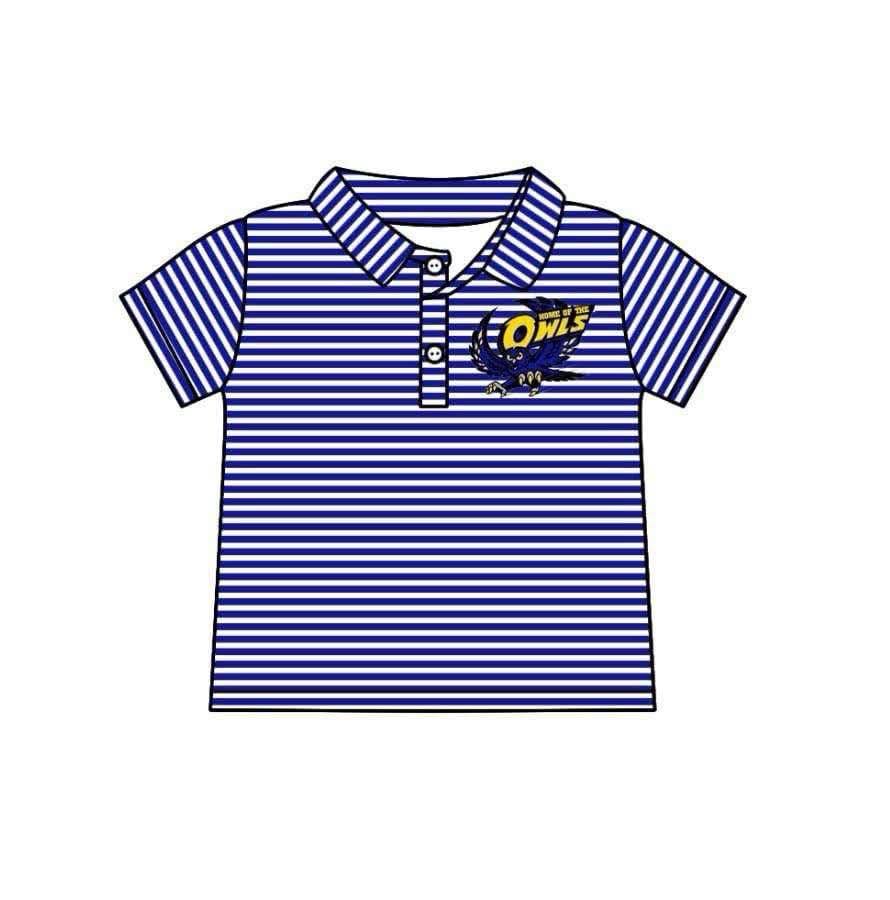 custom moq 3 football team striped short sleeve boys top