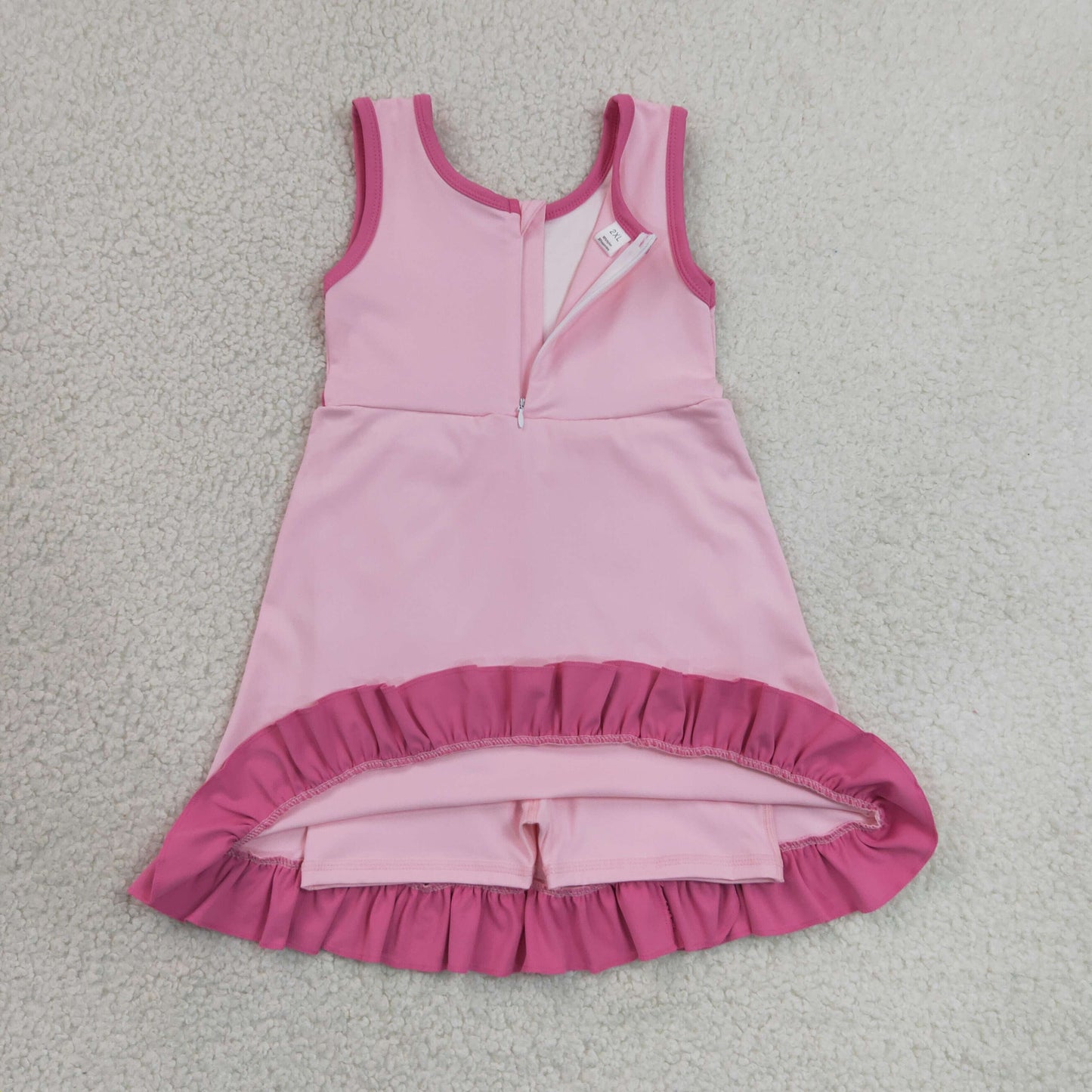 GSD4152 Yoga Pink Skorts Girls Dress