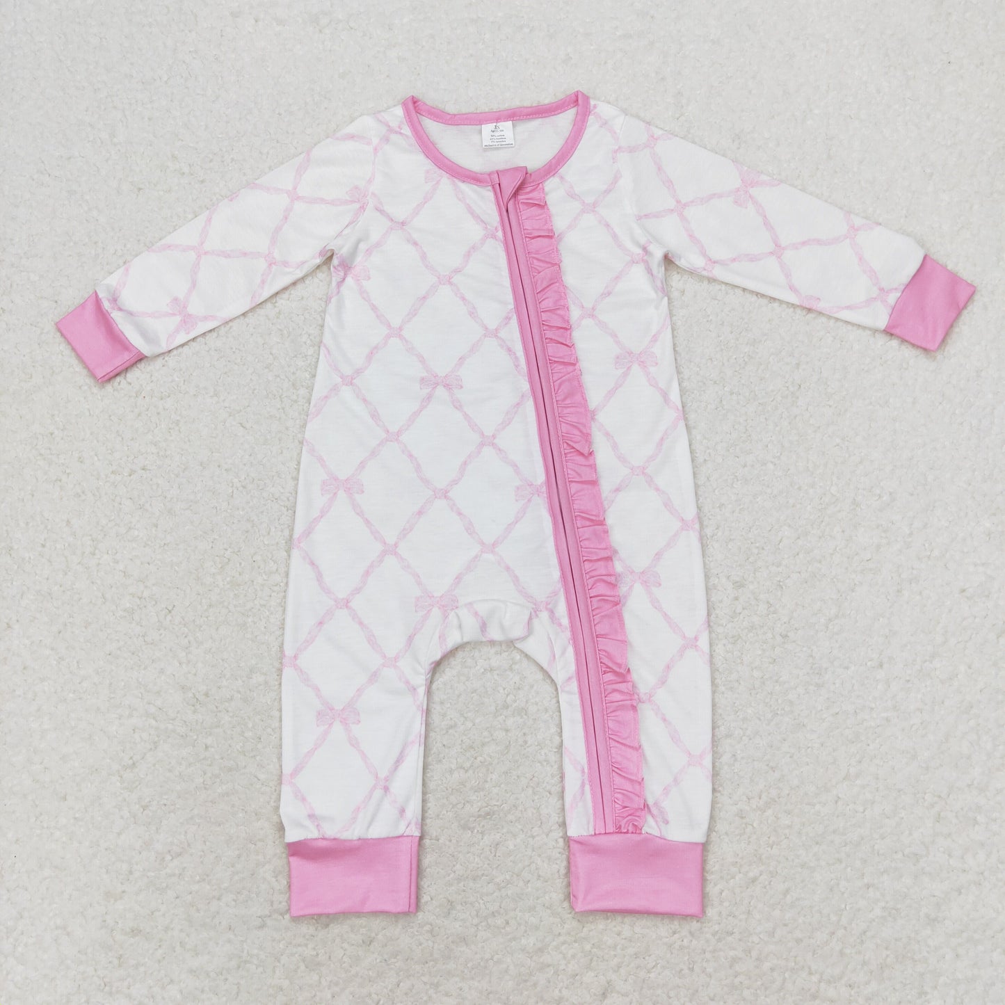 pink bows sibling clothes RTS