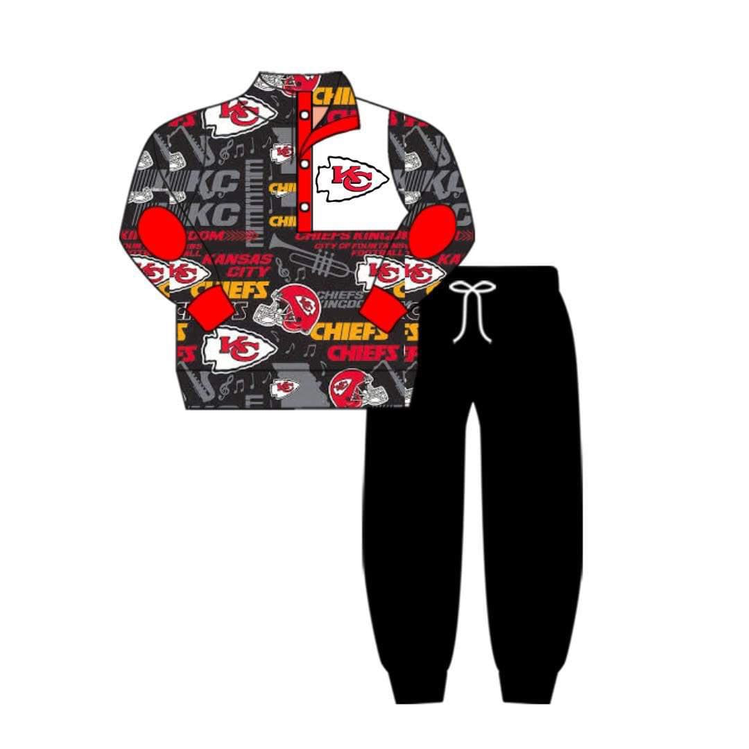 Custom S 9.2 Team red & black boys set