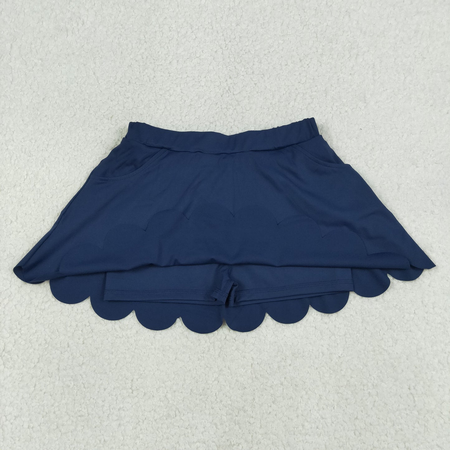 GLK0236 Yoga Navy Blue Skorts Girls Skirts
