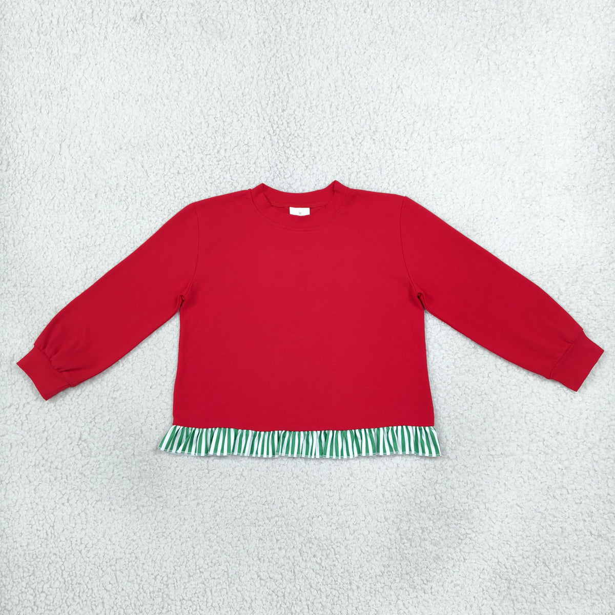 GT1935 Red Long Sleeve Girls Top