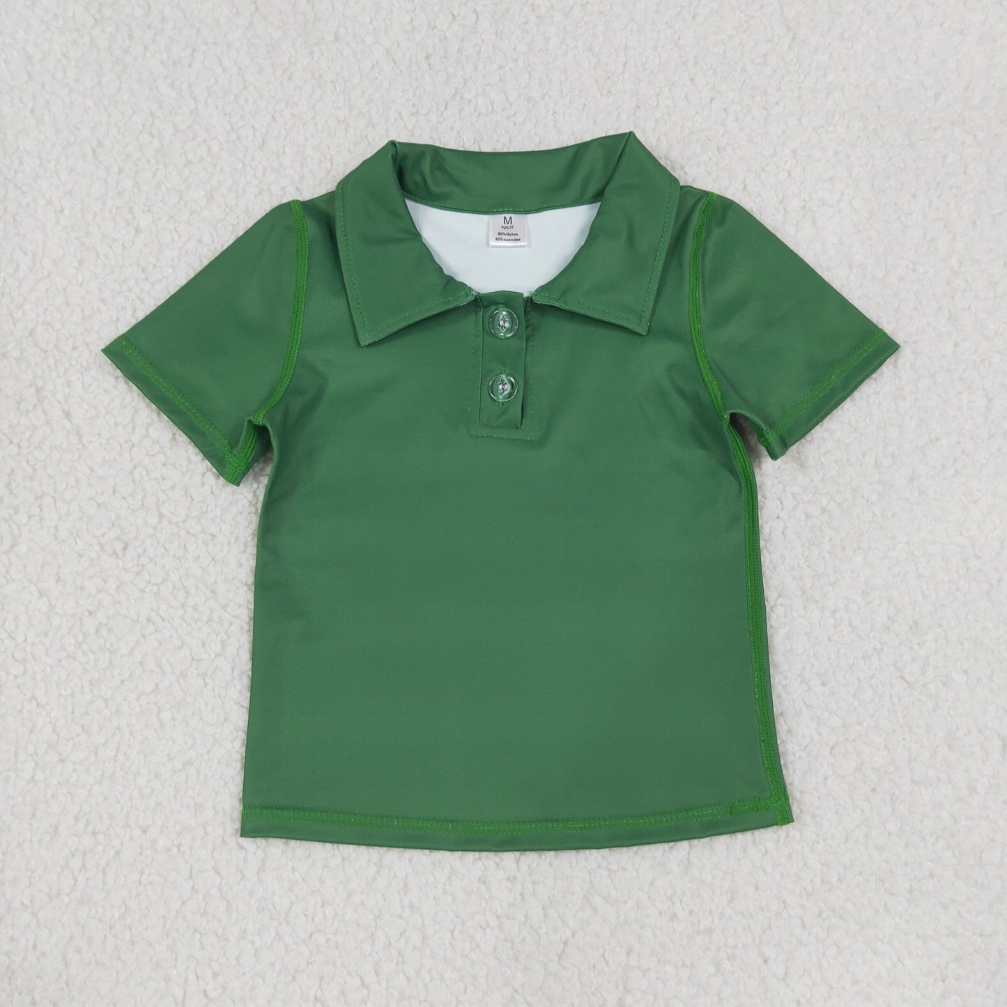 GT1727 Yoga Green Short Sleeve Girls Top