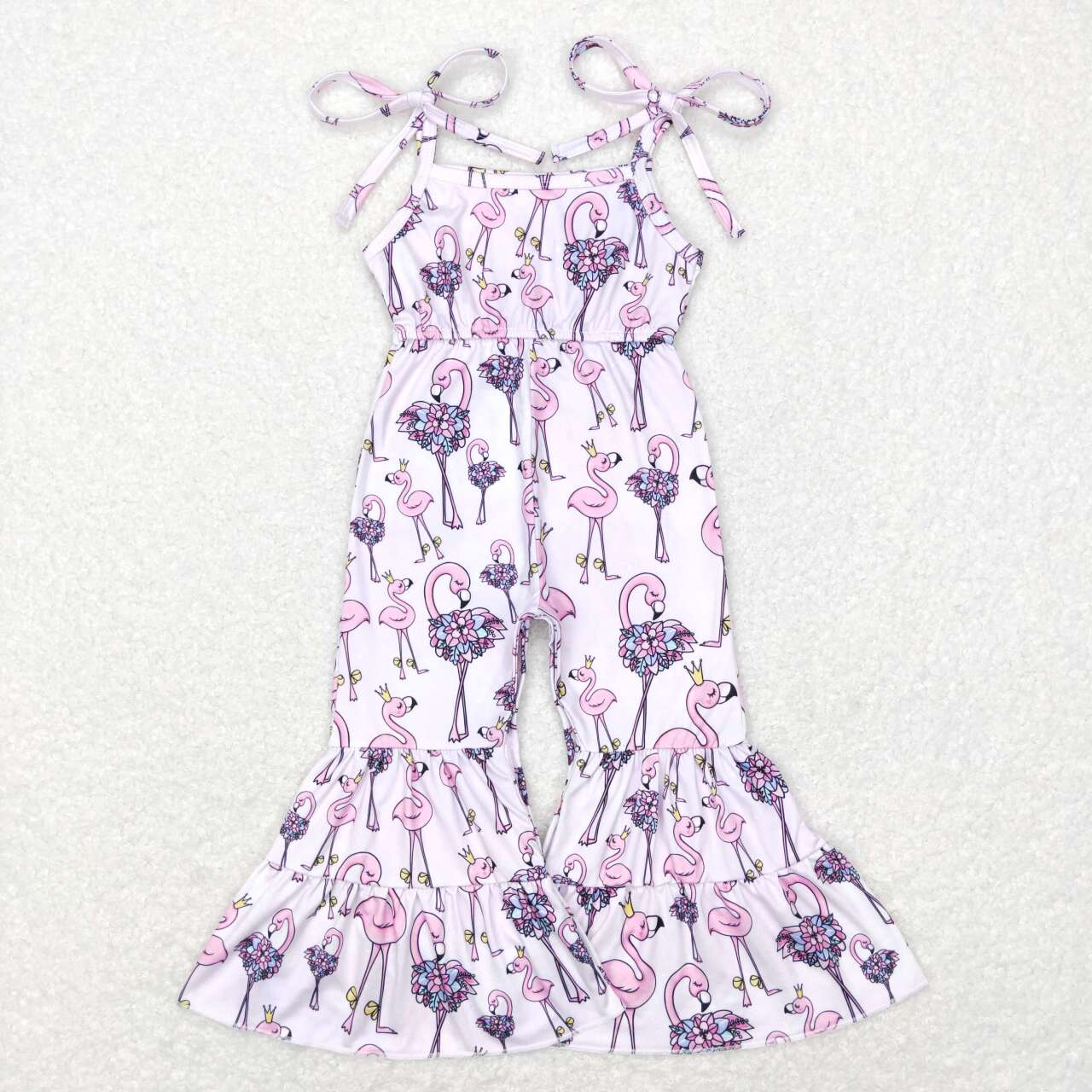 SR0505 Flamingo pink girls jumpsuits
