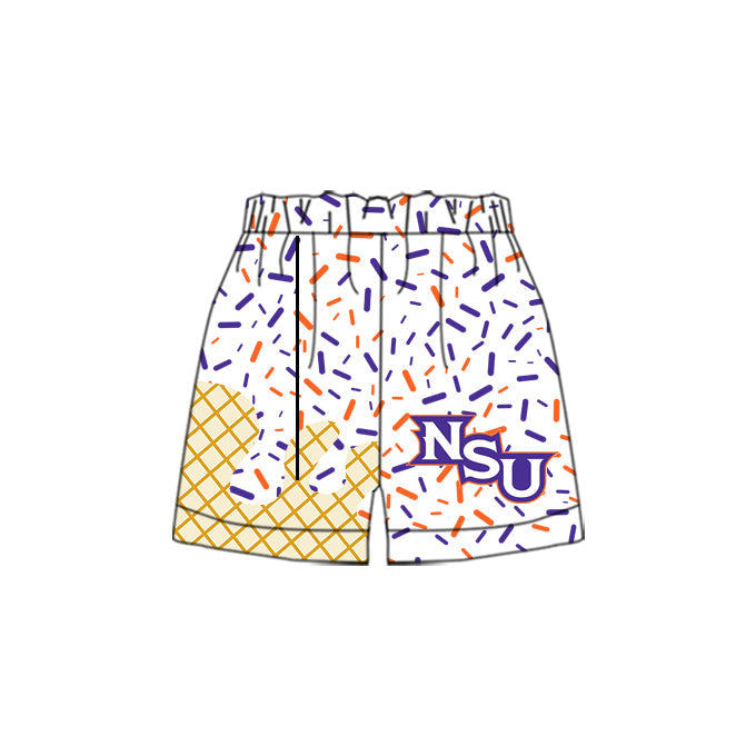 Custom Moq 3 football team NSU adult man shorts