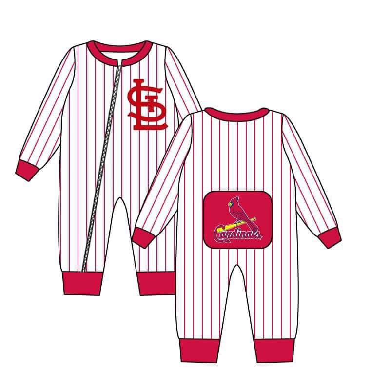 custom S 8.23 red kids romper