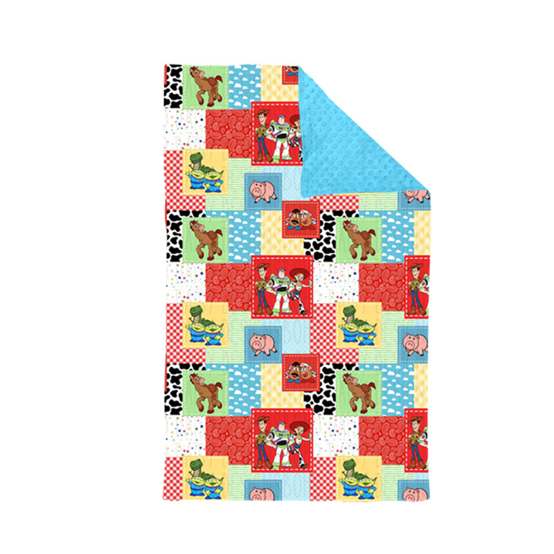 preorder BL0118 Toy Cartoon Colorful Baby Blanket