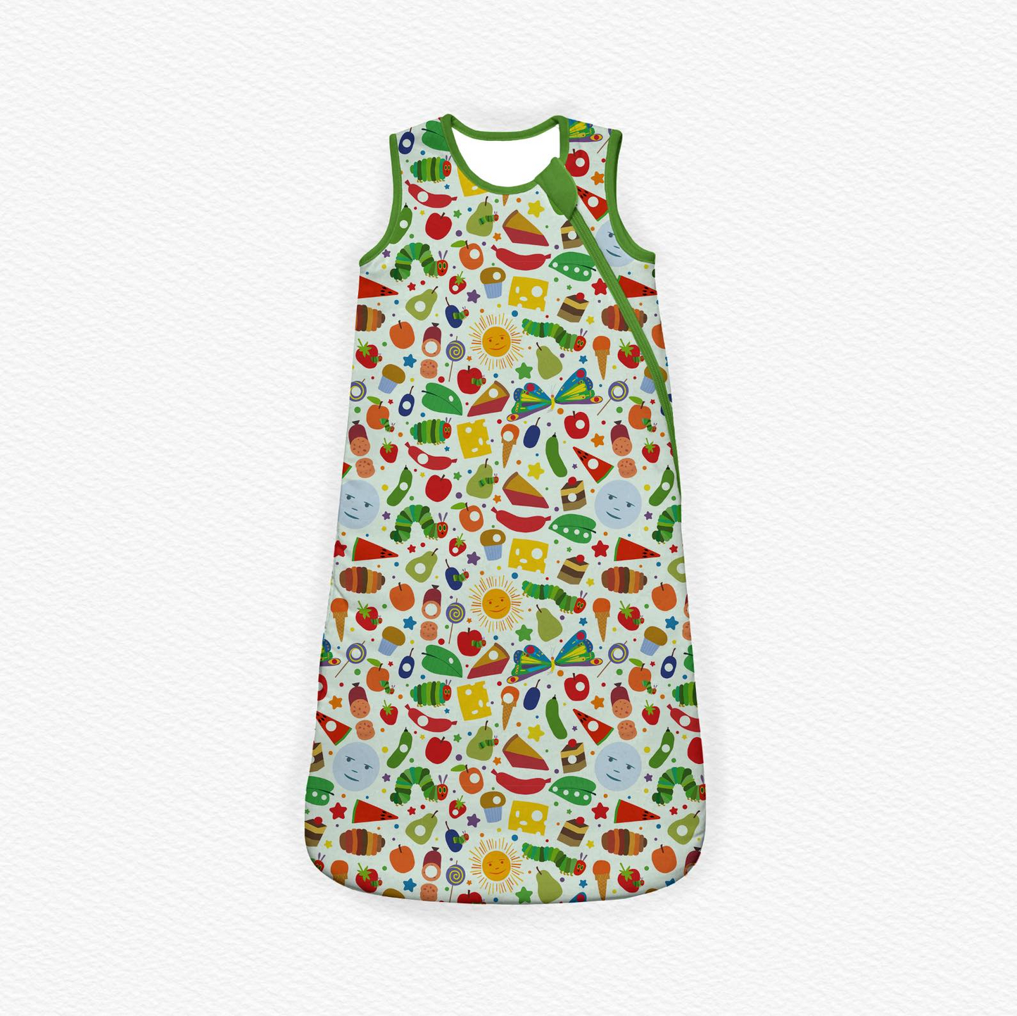 preorder BL0197 cartoon caterpillar fruit green baby newborn