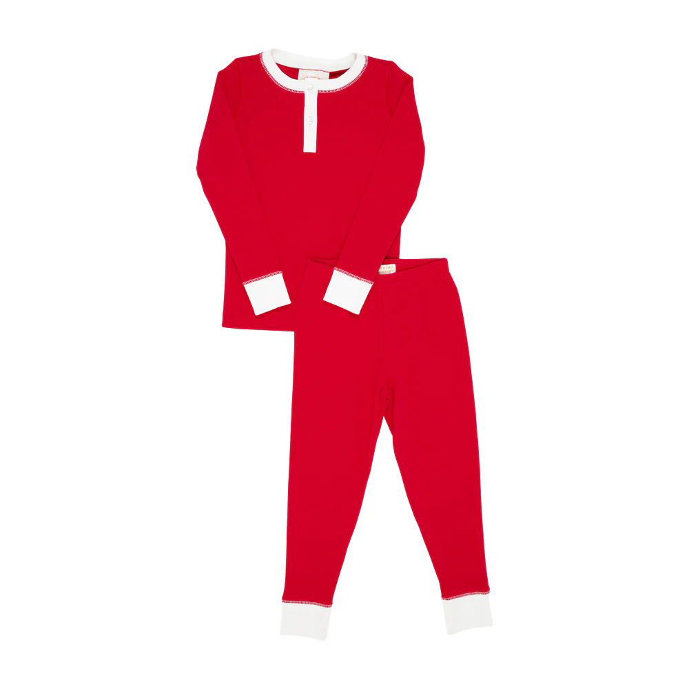 preorder BLP0626 Christmas red long sleeve pants boys pajamas