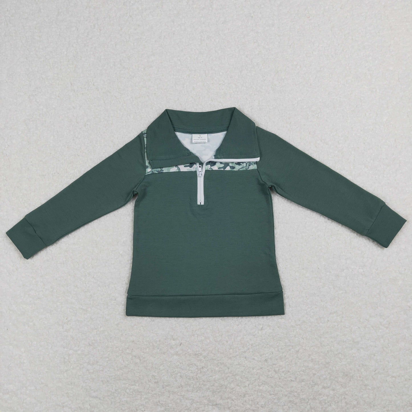 BT0381 Dinosaur green long sleeve boys pullover