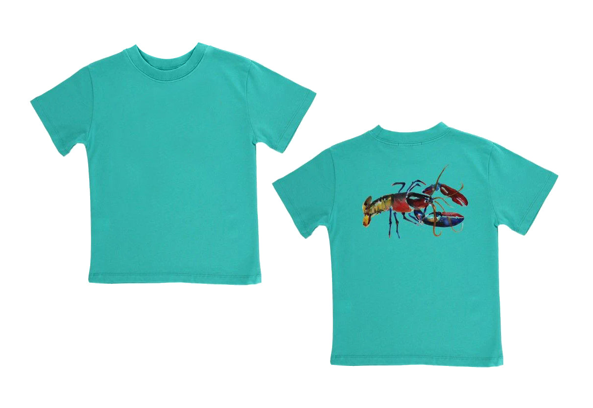 preorder BT1241 crayfish green short sleeve boys top