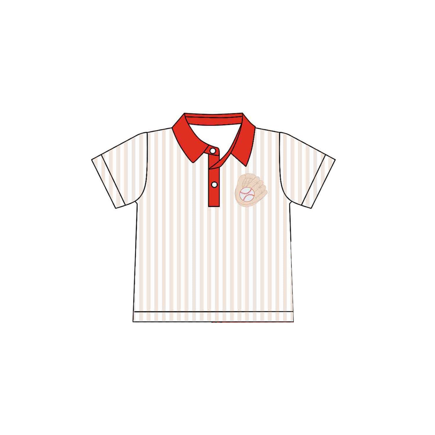 preorder BT1643 Baseball Short Sleeve Boys Top