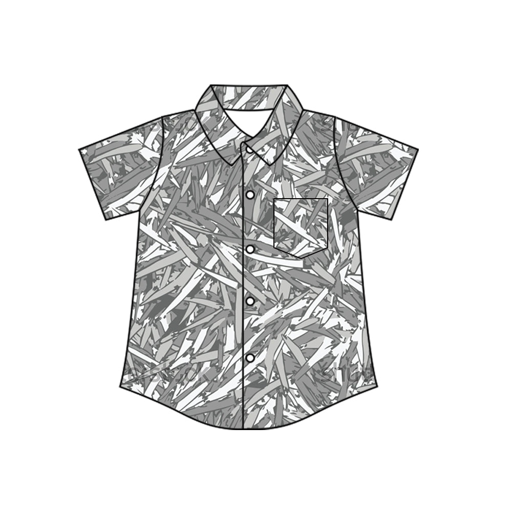 preorder BT1784 Camo Short Sleeve Boys Top