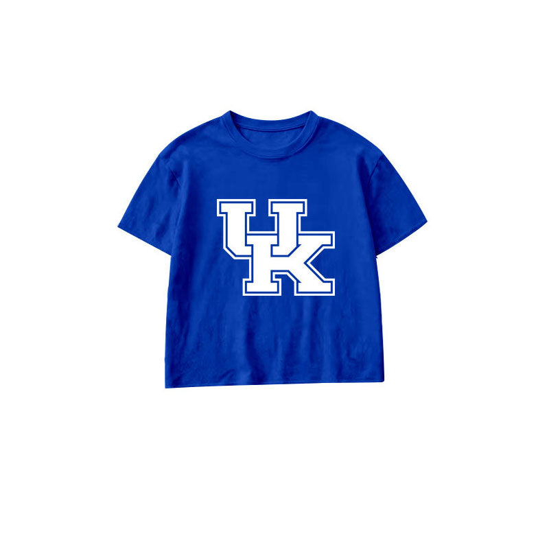 preorder BT1882 Items Blue Short Slevve Boys Top