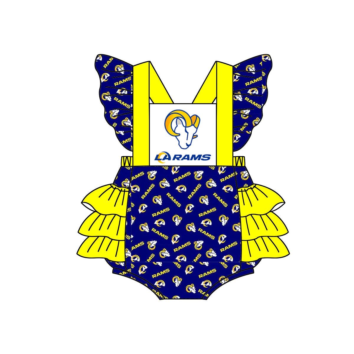custom S 9.2 Blue kids romper