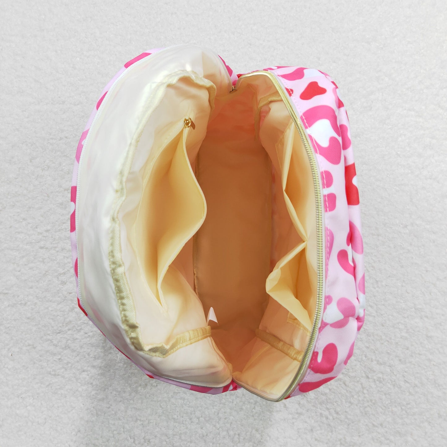 BA0150 Pink leopard kids bag