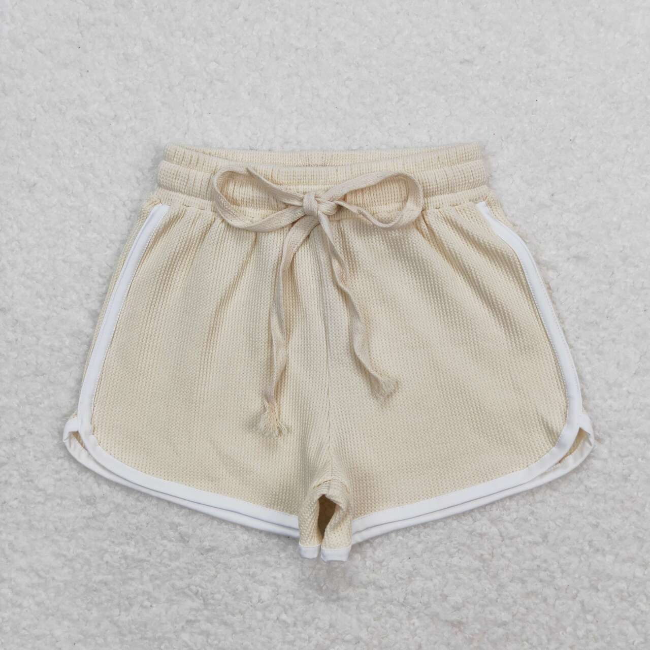 SS0323 cream girls shorts
