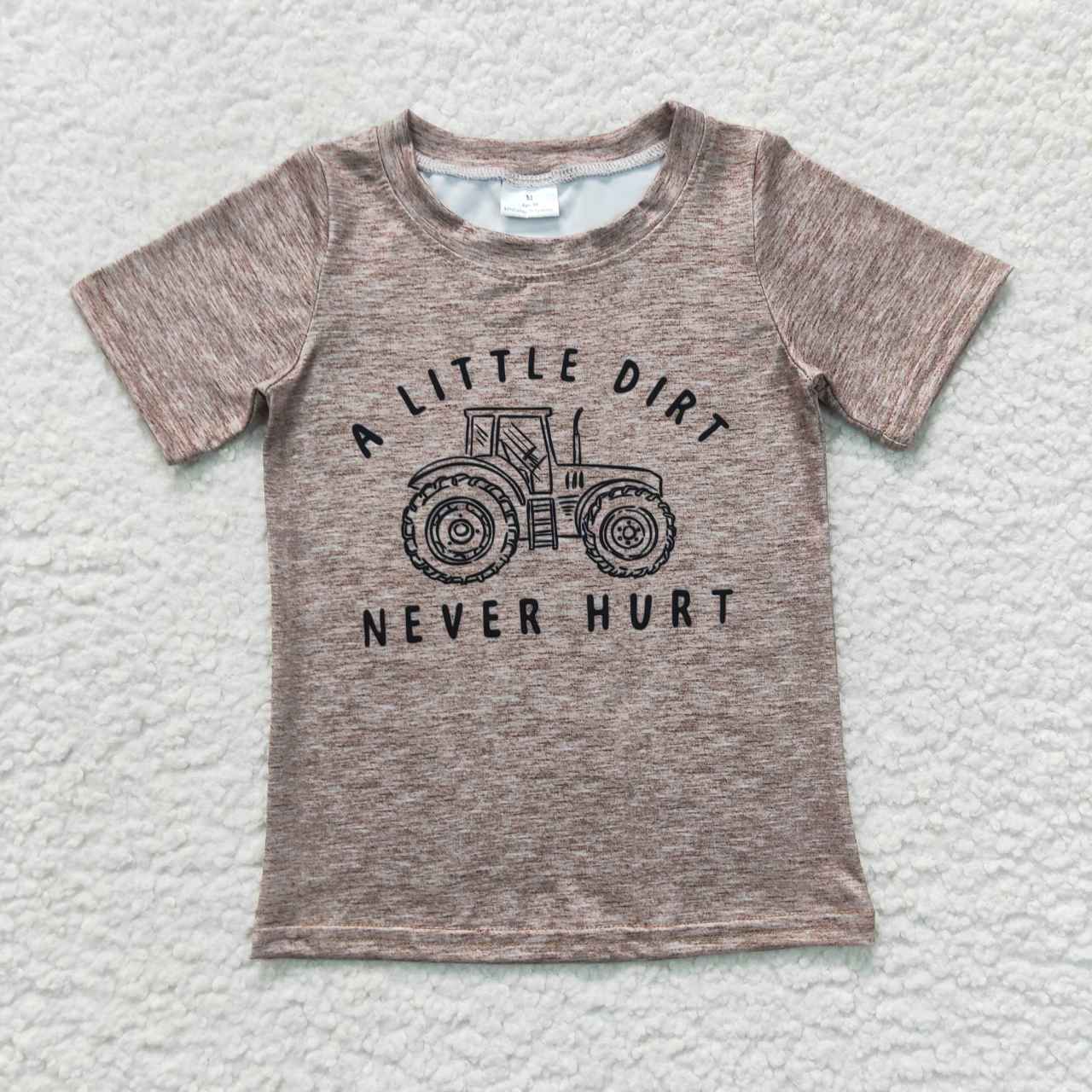 BT0360 Never hurt tractor boys top
