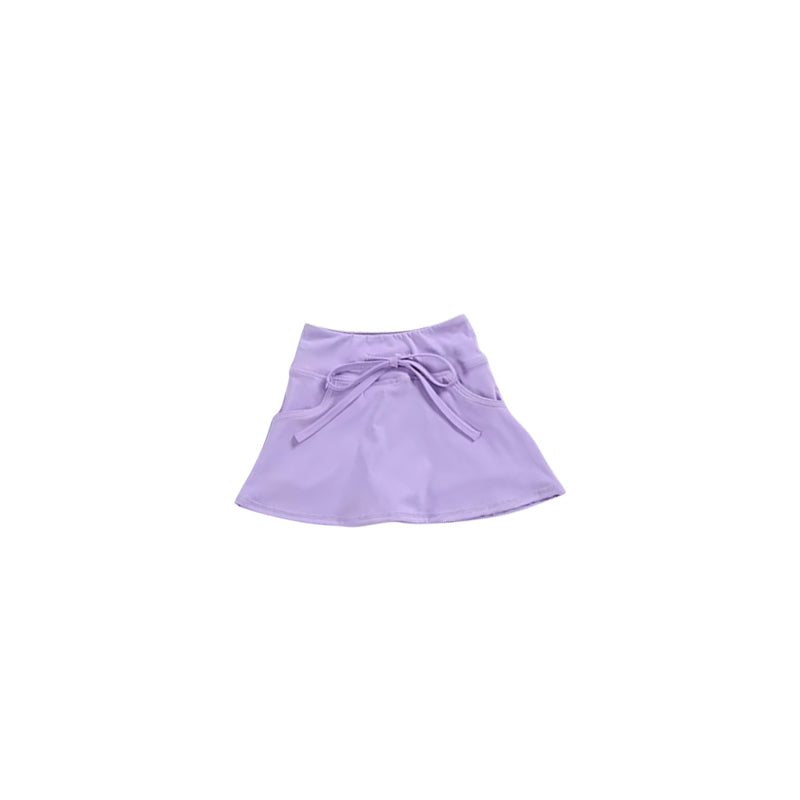 preorder GLK0046 Purple Skirt Girls Dress Yoga Clothes