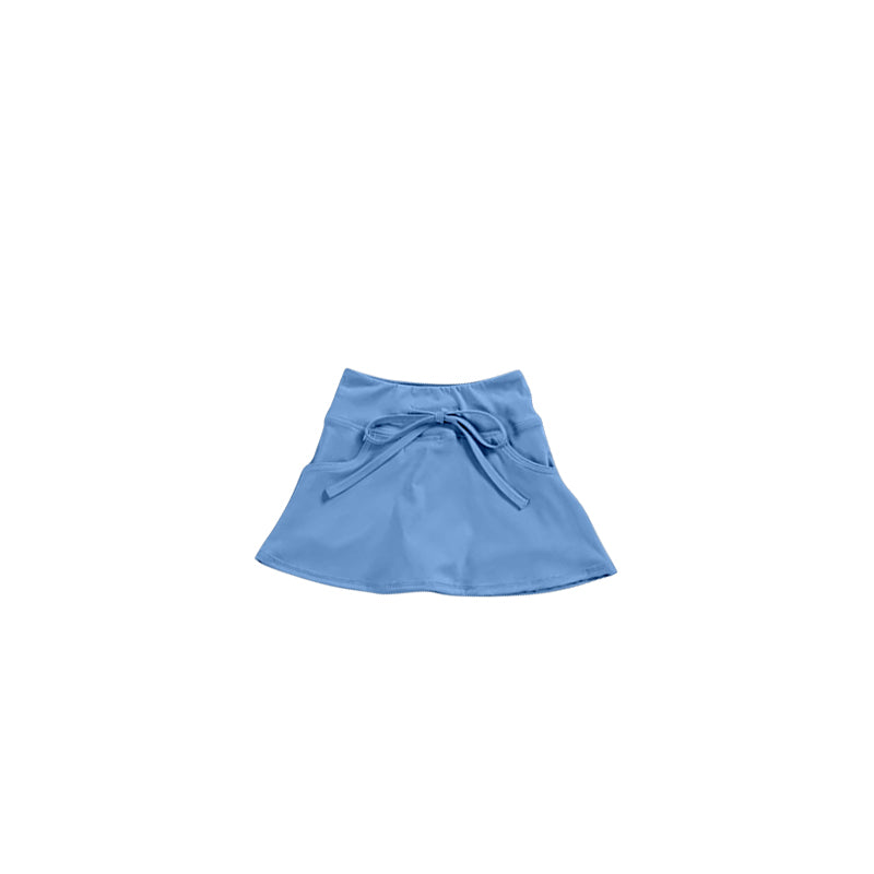 preorder GLK0047 Blue Skirt Girls Dress Yoga Clothes