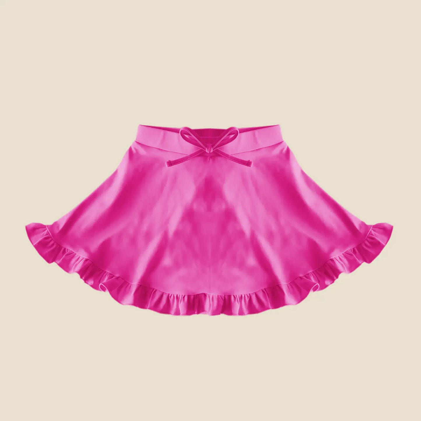 preorder GLK0089 yoga hot pink girls skirt