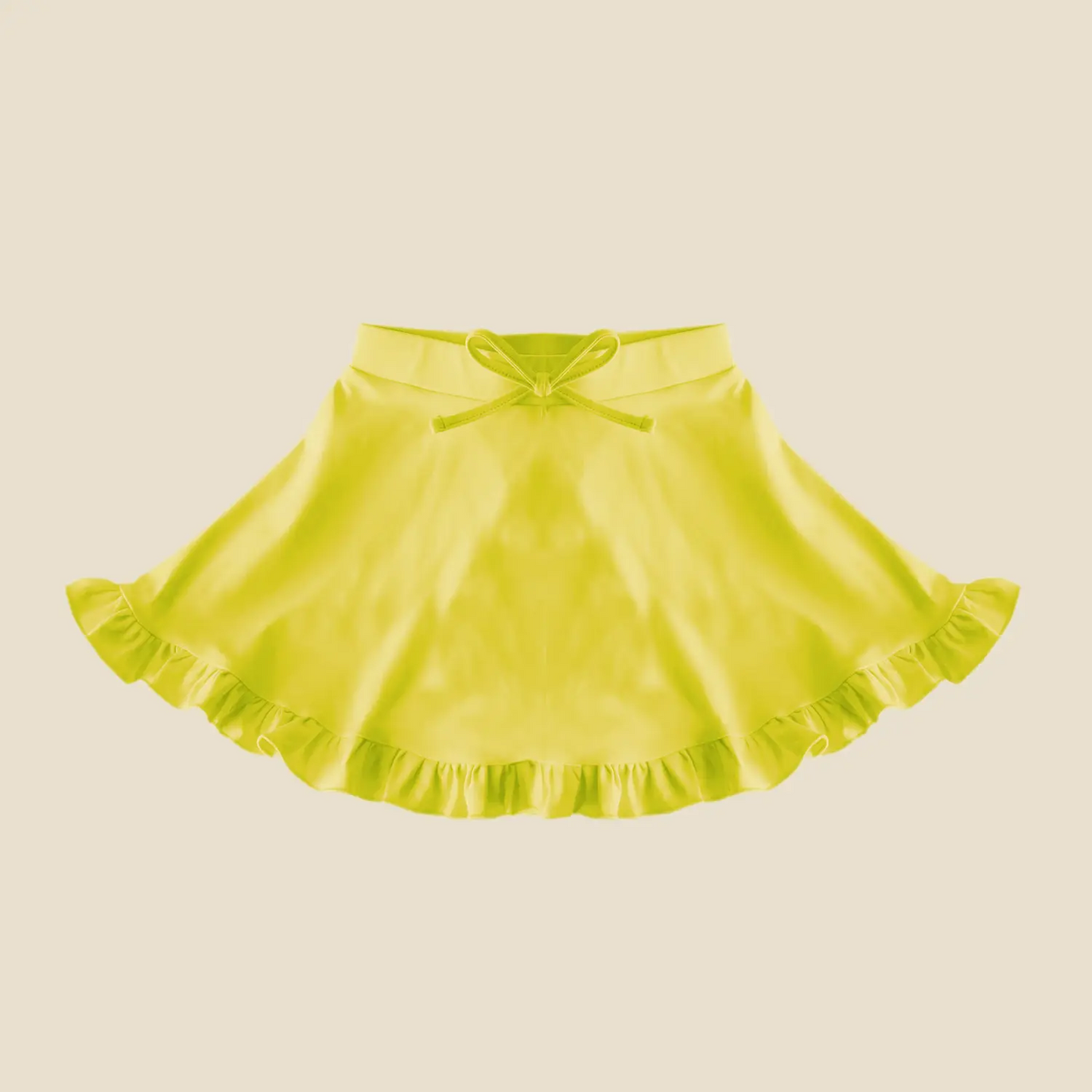 preorder GLK0090 yoga yellow girls skirt