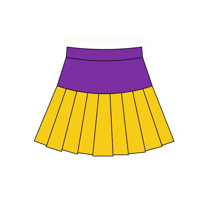 preorder GLK0208 Yoga Mardi Gras Skorts Girls Skirts