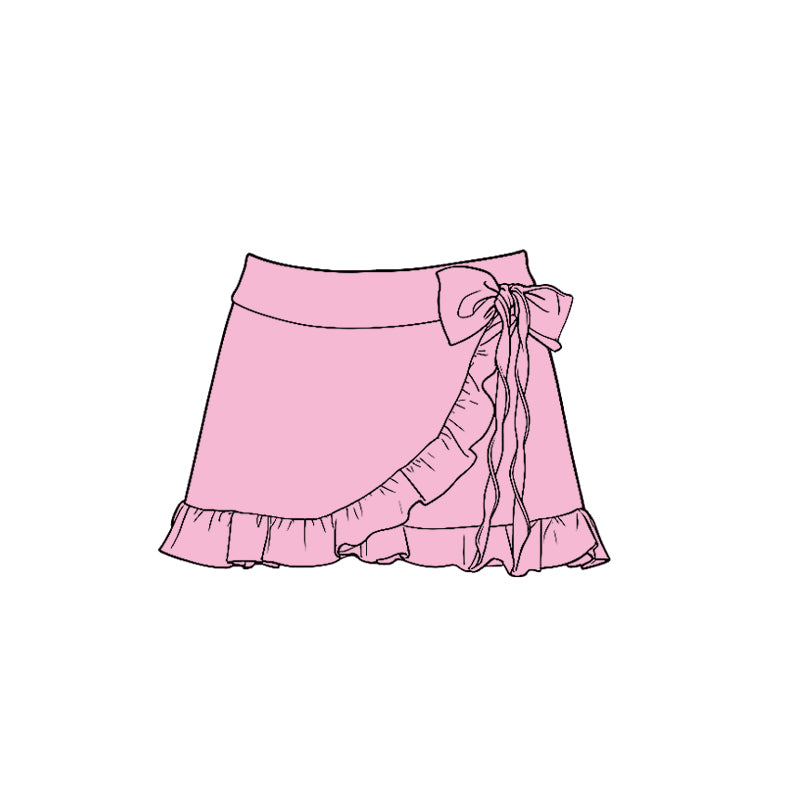 preorder GLK0216 Yoga Pink Skorts Girls Skirts