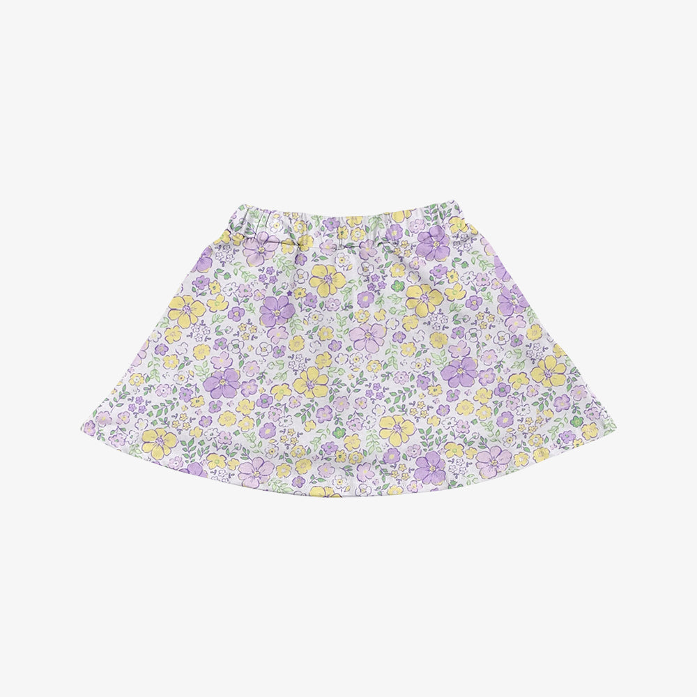 preorder GLK0222 Colorful Flowers Floral Skorts Girls Skirts