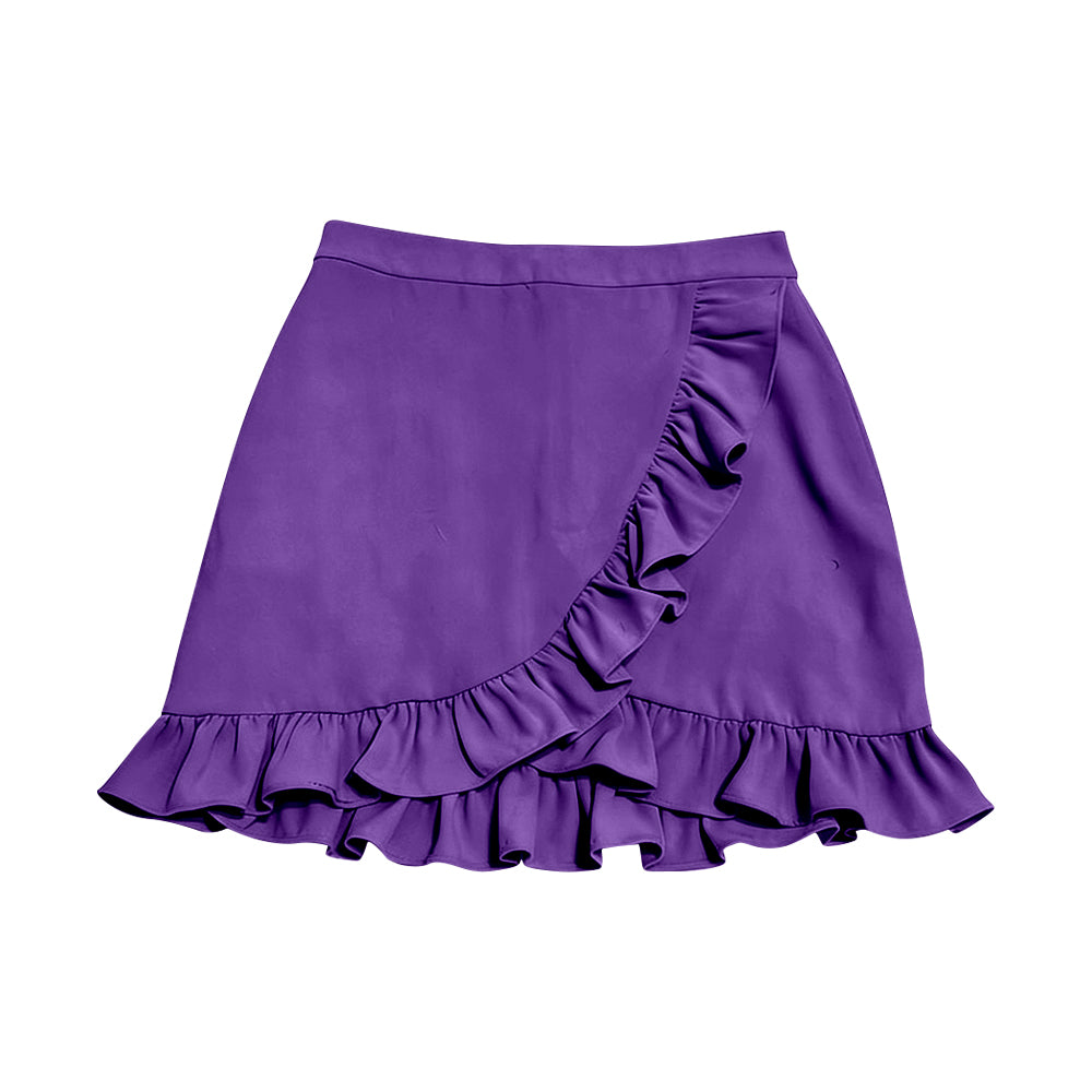 preorder GLK0229 Yoga Purple Skorts Girls Skirts