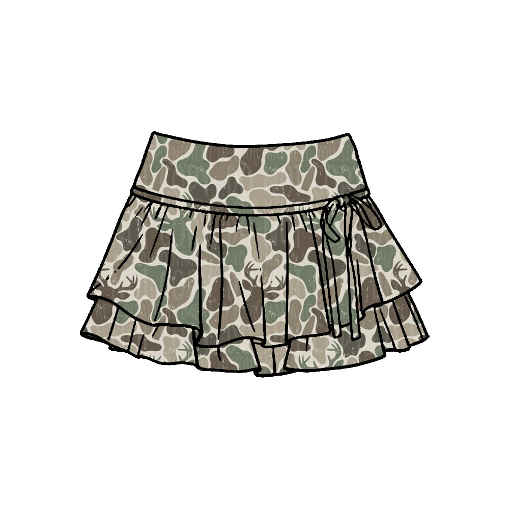preorder GLK0253 Yoga Camo Skorts Girls Skirts