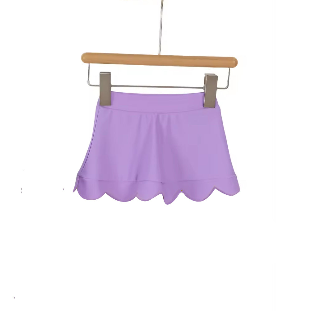 preorder GLK0264 Yoga Purple Skorts Girls Skirt