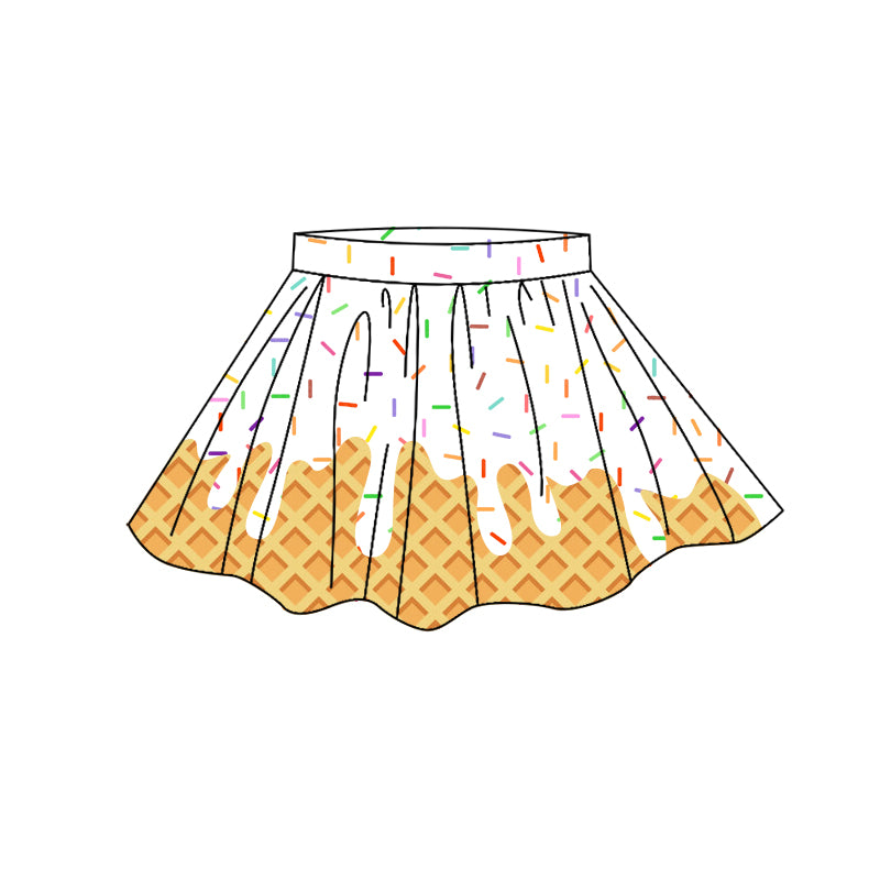 preorder GLK0277 Yoga Sprinkles Skorts Girls Skirt