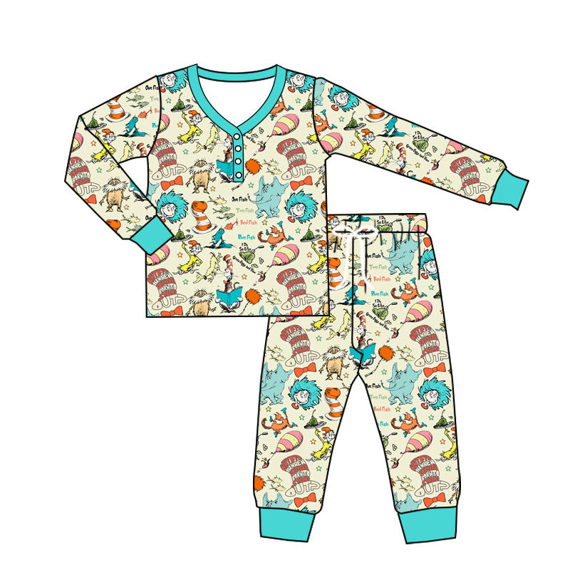 preorder GLP2282 cartoon Dr.blue long sleeve pants adult women pajamas