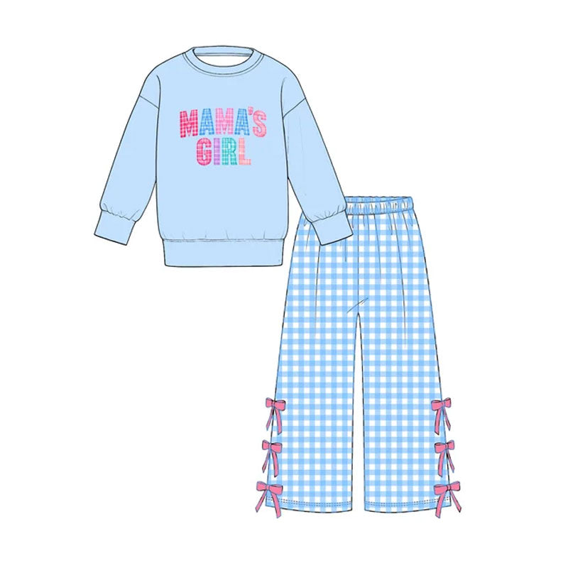 preorder GLP4100 Birthday Girl Long Sleeve Pants Girls Set