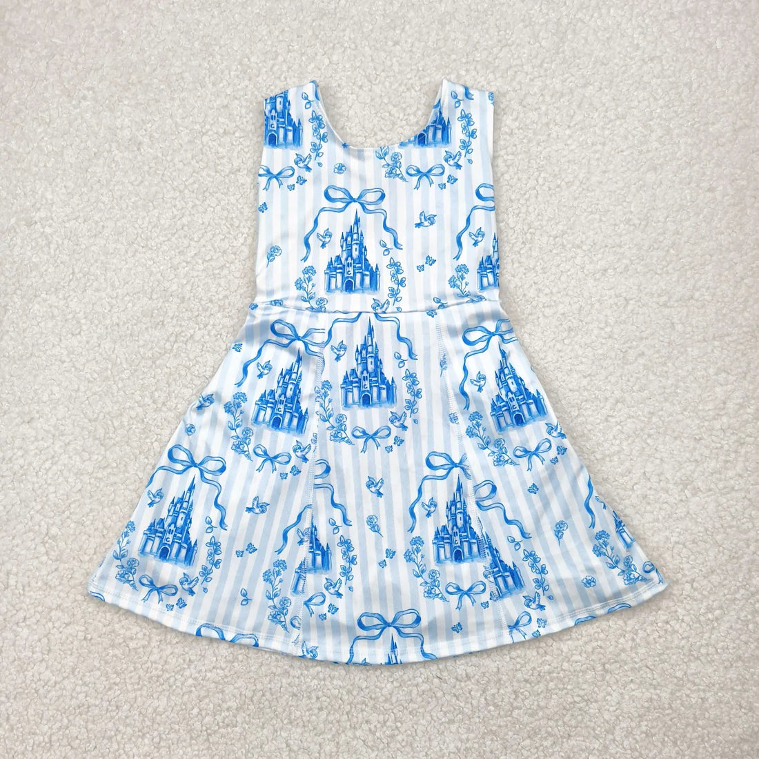 yoga cartoon castle bows RTS with bows sibling clothes RTS