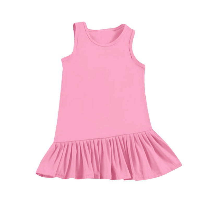 preorder GSD2245 pink sleeveless girls dress