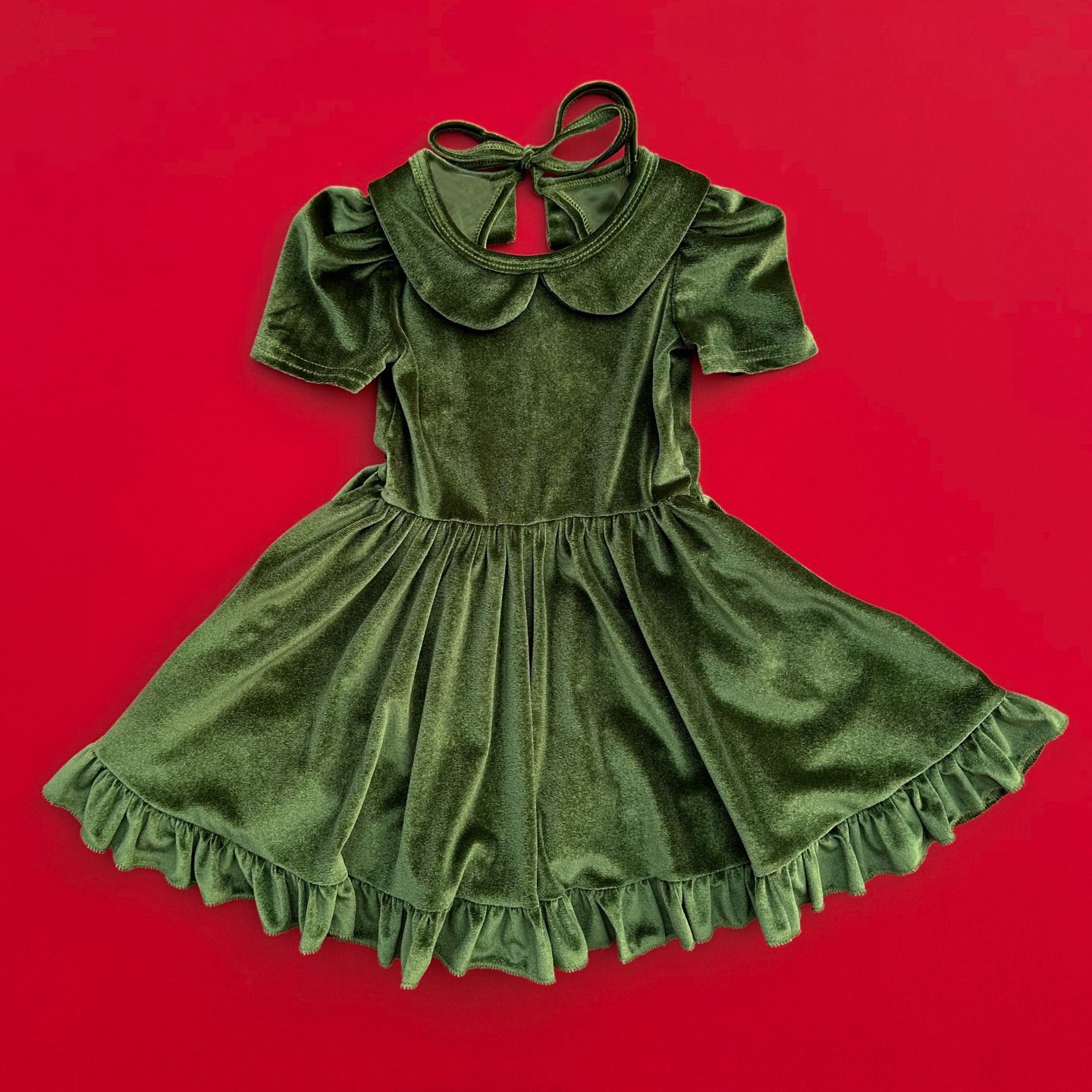 short sleeve green velvet dress preorder GSD2615 green velvet short sleeve girls dress – Yiwu Zhihao  Apparel Co Ltd