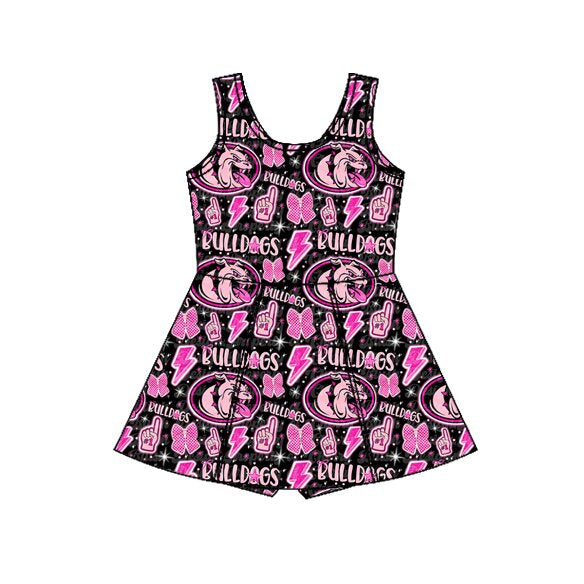 preorder GSD384 Yoga Football Item Sleeveless Skorts Girls Dress