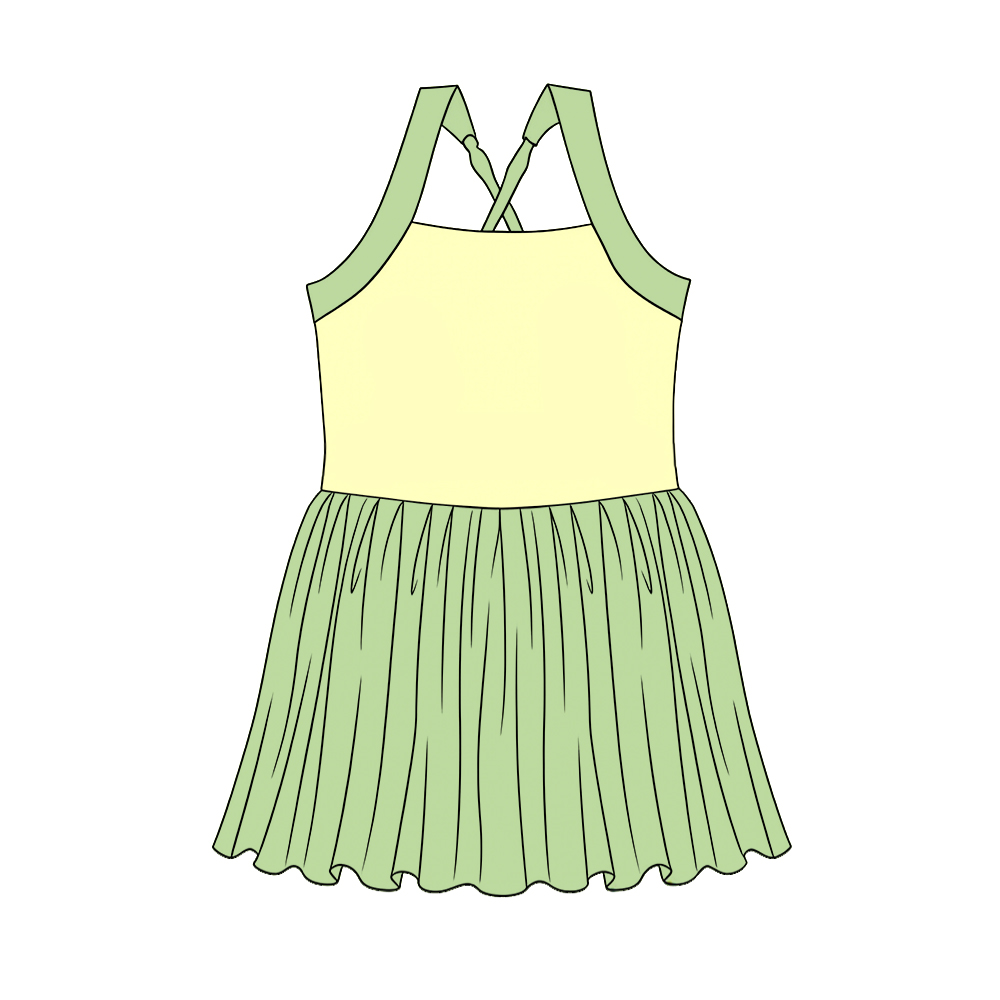 Preorder GSD3981 Yoga Princess Girls Dress