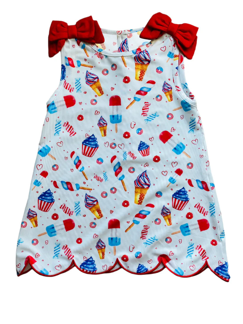 Preorder GSD4018 July 4th Ice Girls Dress