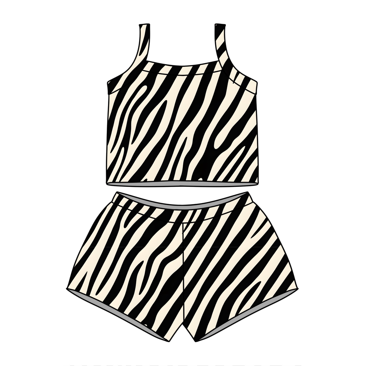 preorder GSSO3508 Zebra Summer Girls Set