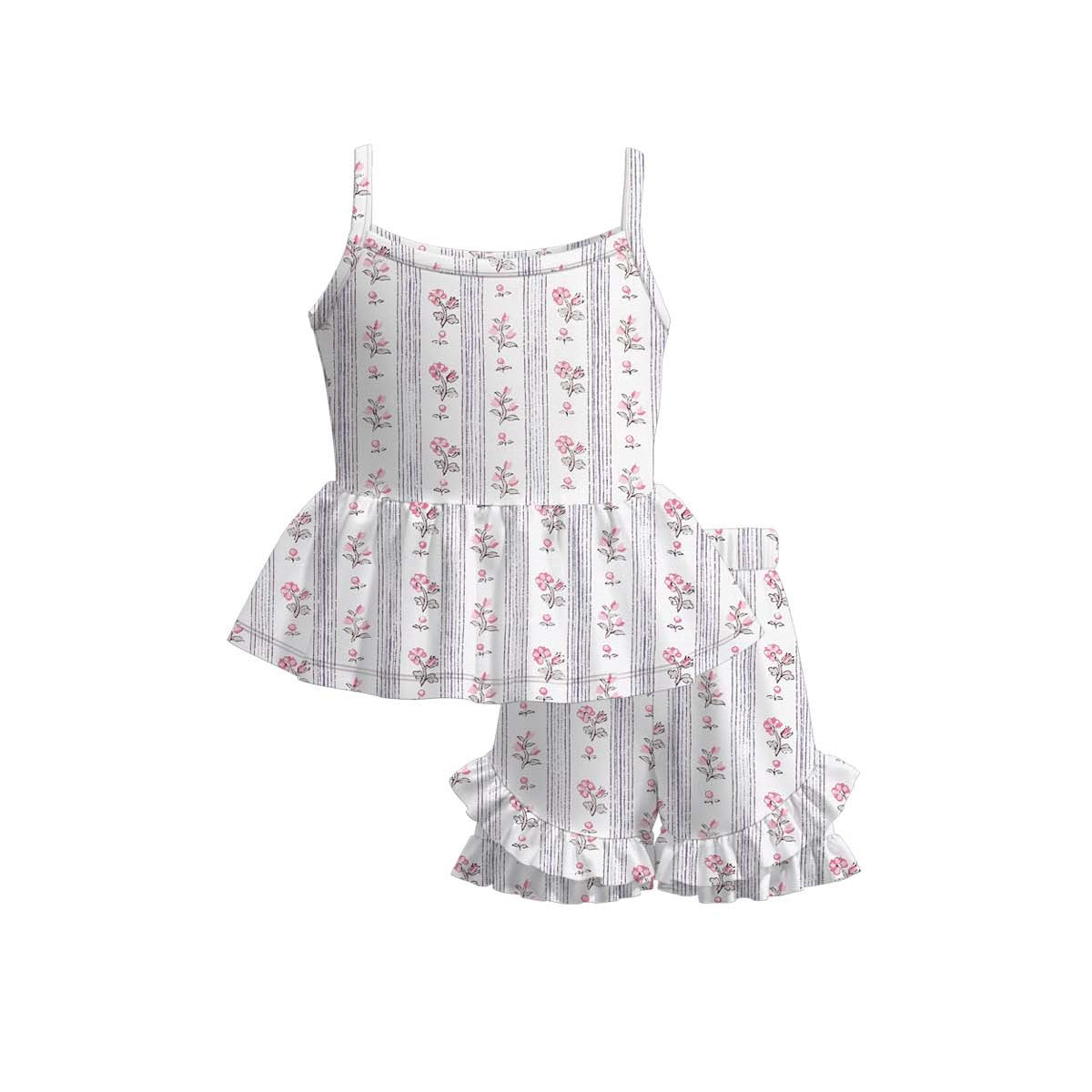 preorder GSSO3532 Flowers Summer Girls Set