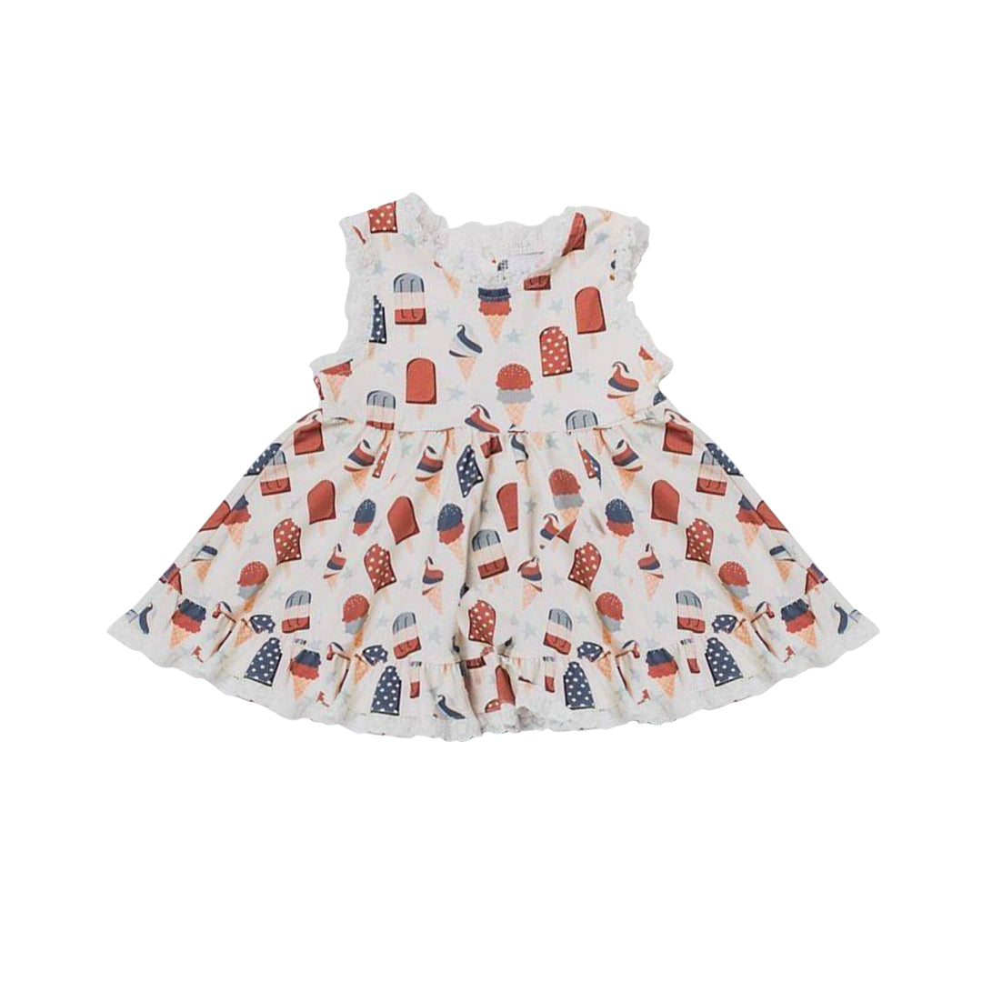 preorder GT0545 July 4th ice sleeveless girls top