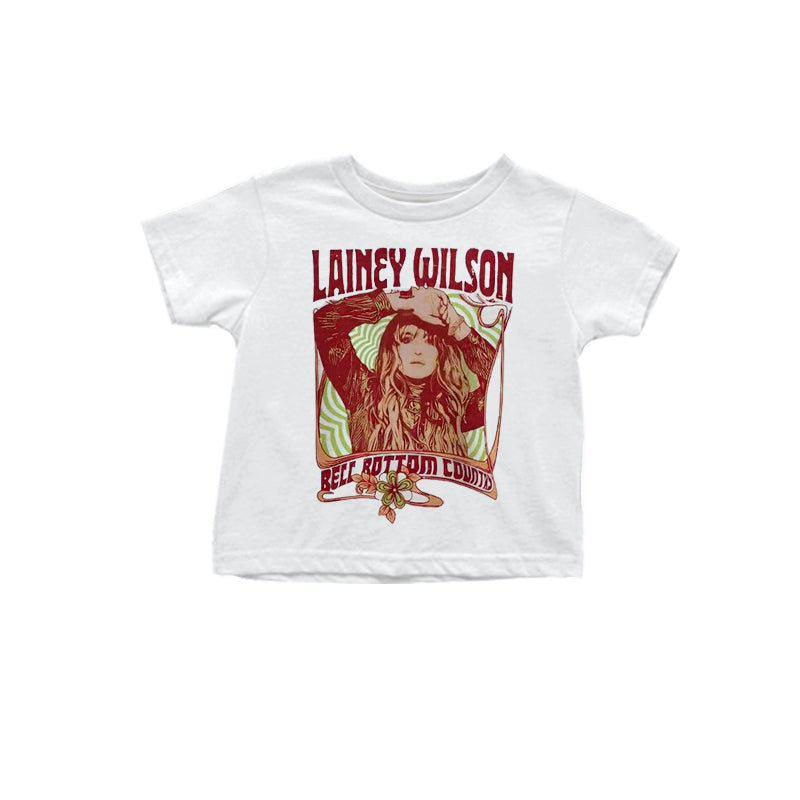 preorder GT0577 Western singer short sleeve girls top