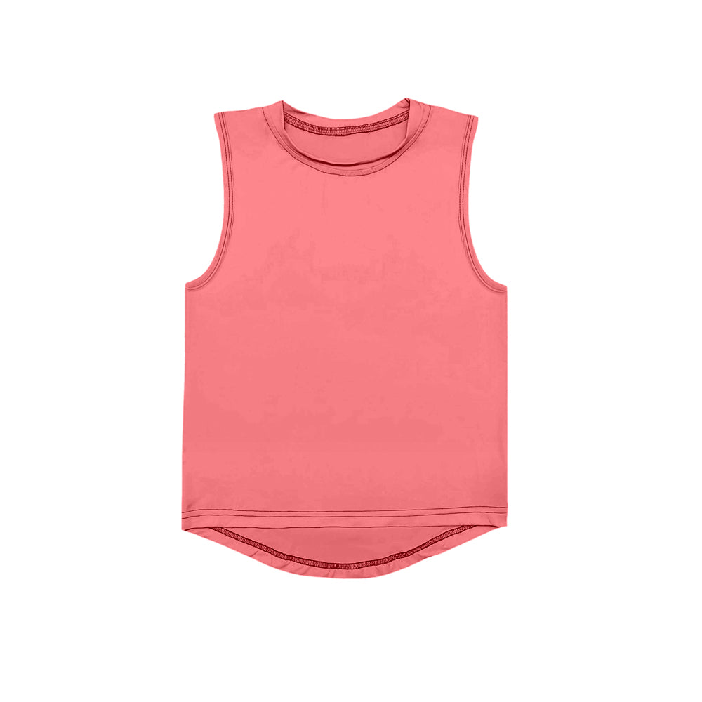 preorder GT0997 yoga watermelon red sleeveless girls top