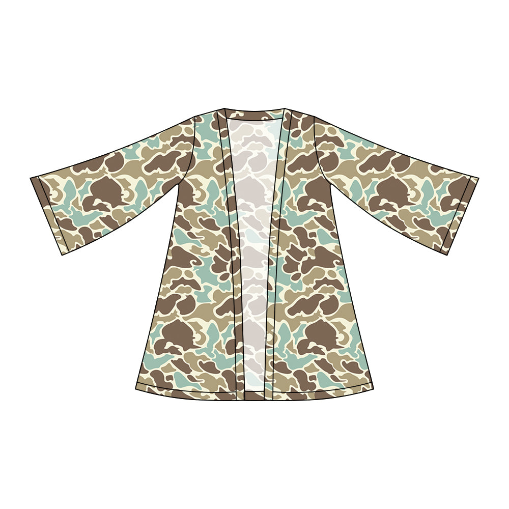 preorder GT1499 Hunting Camo Long Sleeve Girls Coat