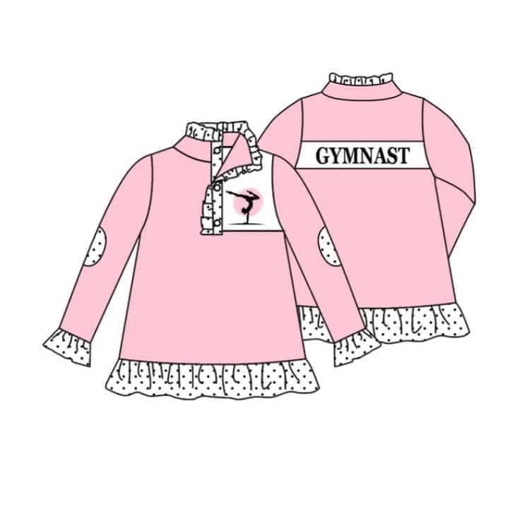 custom S 8.28 dance girls pink pullover