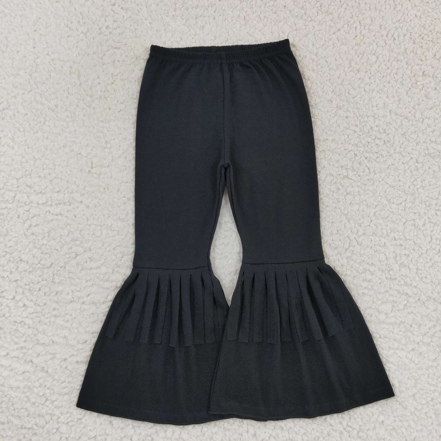 P0282 Black cotton girls pants