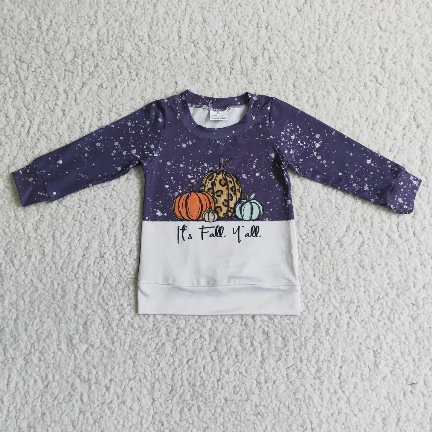 6 B4-32 It's Fall Y'all New Arrival Kids Fall T-shirts